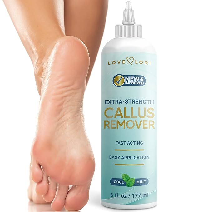 Callus Remover for Feet (Extra Strength) Foot Callus Remover Gel - Pedicure Tools for Feet Scrubber – Foot Care Spa Essent...