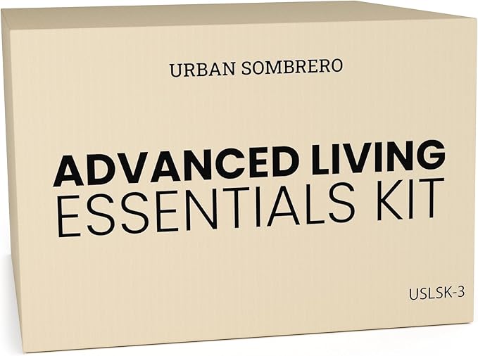 Advanced Living Essentials Kit - Shaving, Hand & Body Care, Paper Products, Utensils