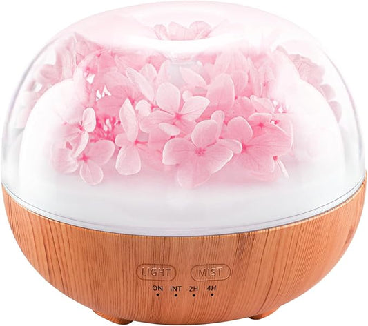 Aromatherapy Essential Oil Diffuser, 300ml Air Diffuser Humidifier with 7 LED Colors, Timer & Auto-Off for Home Bedroom Of...