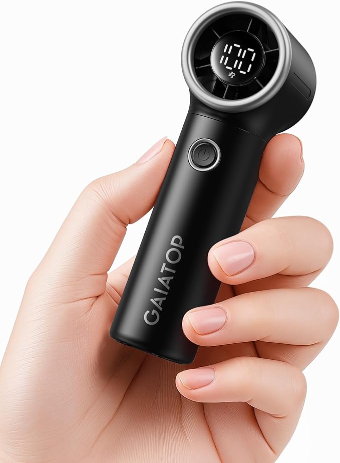 Gaiatop Mini Portable Handheld Fan, 4000mAh [15h Max Runtime] Personal Turbo Fans Pocket Size, High Speed 1-100 Adjustable...