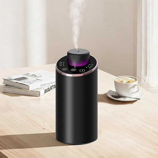 Waterless Essential Oil Diffuser Aromatherapy Scent Diffusers for Home Large Room, Bedroom, Car, Office, Desk, Battery Ope...