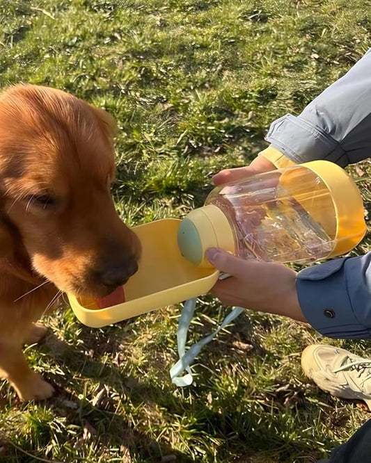 35oz Water Bottle, Portable Dog Water Bottle with Shoulder Strap, BPA Free, Leak Proof, Large Capacity, Pet Water Dispense...