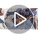 Komorebi Extra Large Picnic Blanket - 78” x 59” - Waterproof Outdoor Blanket, Foldable & Portable Sandproof Beach Blanket...