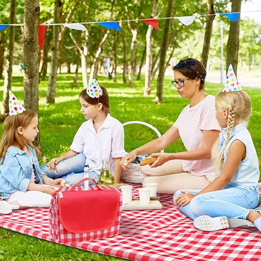 Lchkrep Picnic Blanket Beach Blankets 80"x60" Large Sandproof Waterproof Camping Portable Travel Blanket Play Mat for Outd...