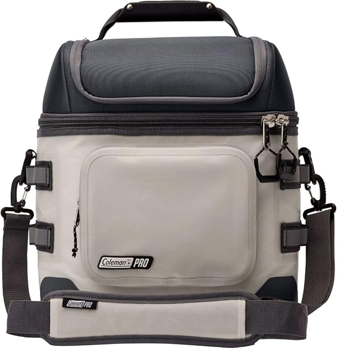 Coleman Pro 24-Can Premium Soft Cooler Lunchbox, Fully Insulated Lid & Body Stays Cold up to 35 Hours, Great for Camping, ...
