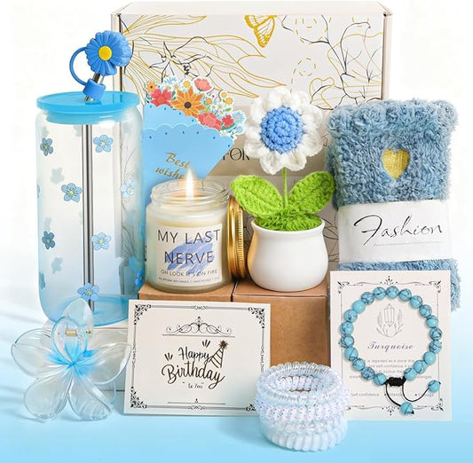 Happy Birthday Gifts for Teen Girls Women, Unique Mothers Day Gifts for Mom, Gift Baskets for Her Self Care Thank You Get ...