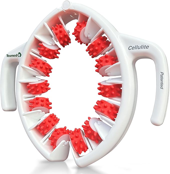 TESMED Cellulite Manual Massager : Made in Italy, Patented with Converging & Diverging Roller Technology. Anti Cellulite R...