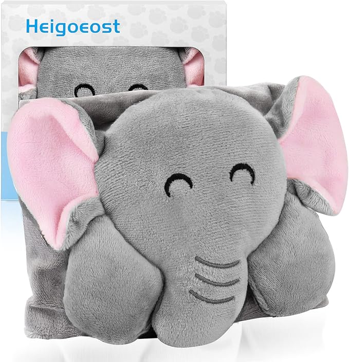 Baby Colic and Gas Relief - Heigoeost Heated Tummy Wrap for Newborns Belly Relief by Soothing Warmth, Baby Heating Pad Swa...