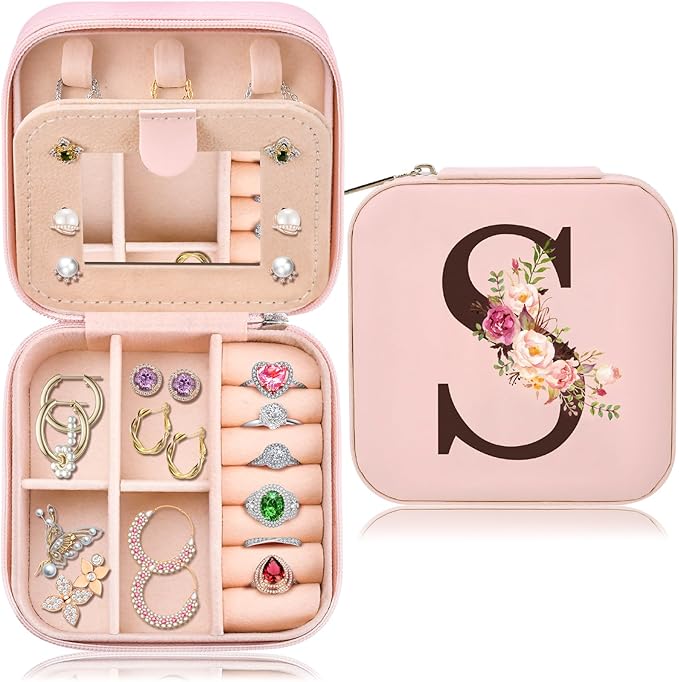 Inngeroo Mothers Day Mom Gifts for Wife Daughter Grandma, Travel Jewelry Case Box Organizer, Personalized Gifts for Women ...