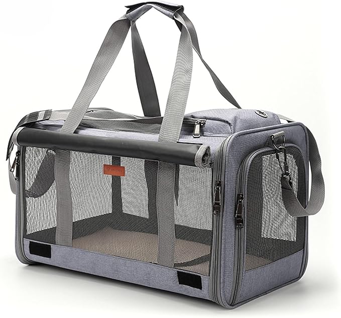 Youchee 19x10.5x11.5 Inches Cat, Dog Carrier for Pets Up to 20 Ibs, Washable，Soft Sided，Collapsible Travel Puppy Carrier....