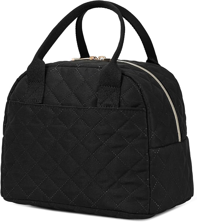 Lunch Bag for Women, Insulated Lunch Box, Reusable Water-Resistant Lunchbox Cooler with Front Pocket, Large Capacity Lunch...