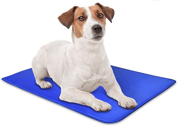 Arf Pets Dog Self Cooling Mat Pad for Kennels, Crates and Beds, Non-Toxic, Durable Solid Cooling Gel Material. No Refriger...