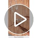 Galetcy Hooks for Outdoor String Lights - 100 Pack with Adhesive Strips - No Damage, No Tools, No Holes, Waterproof and U...