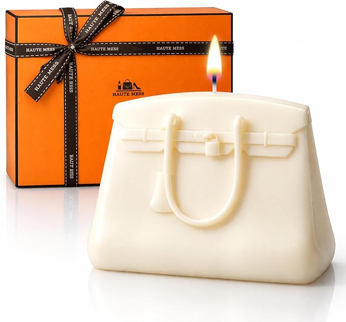 Handbag Candle with GiftBox - Air Wax - Designer-Inspired Luxury Gifts for Women - Elegant Home Decor Gift for Women - Mot...