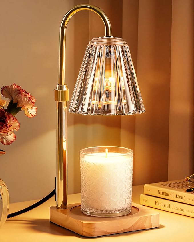 Marycele Candle Warmer Lamp with Timer & Dimmer - Mothers Day Gifts for Women Mom Her, Aesthetic Office Home Decor, Adjust...