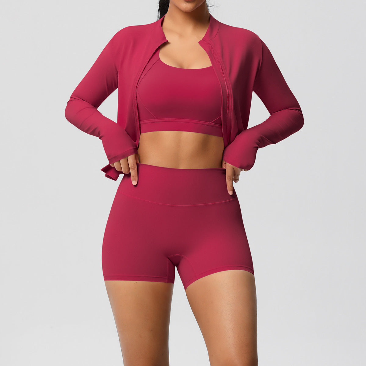 Three Items Leisure Pilates Running Fitness And Yoga