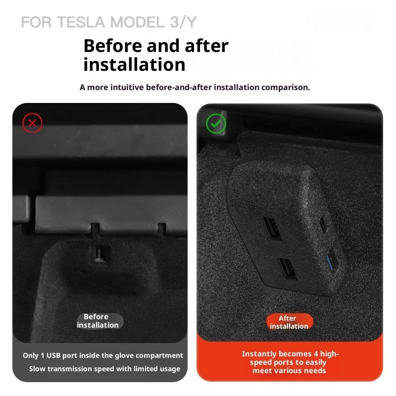 Glovebox Dock, Central Control Extender, USB Accessories