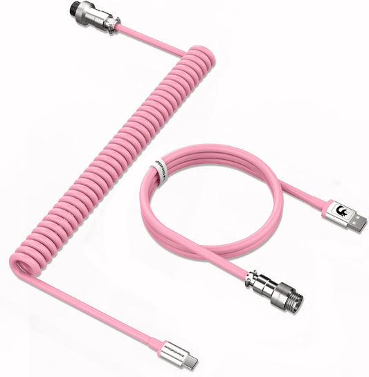 P I N K  Type C Cable, Charging Cable, Data Transfer Cable For Mobile Phone, Keyboard