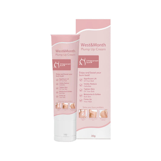 West&Mooth Body Plump Up Cream, Firming And Lifting Hips Highlights Curves And Volumizing Hips Cream