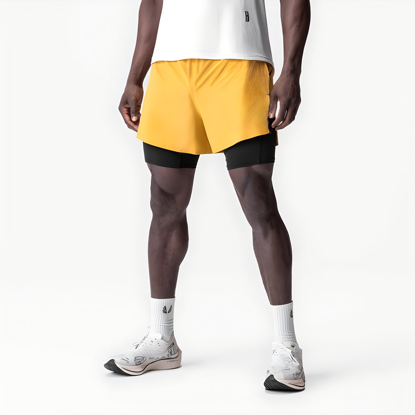 Mens Quick-Drying Breathable Sports And Fitness Shorts