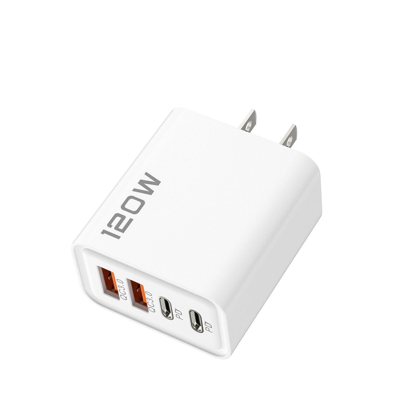 120W Dual PD  Dual USB Charger For Fast Charging