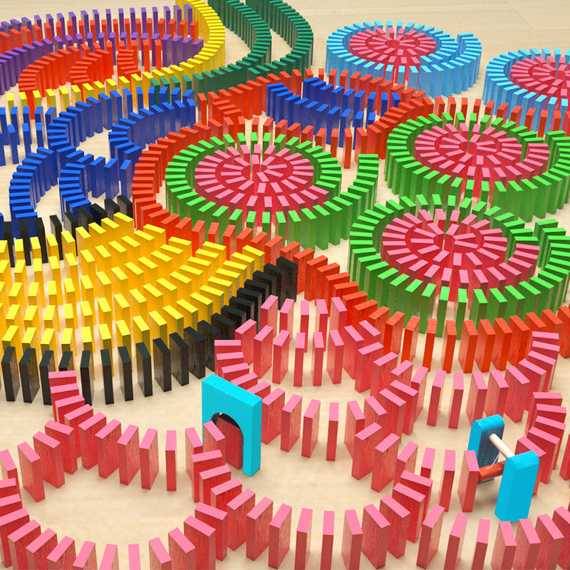 Educational Puzzle Toy Mechanism Building Blocks Gift Dominoes