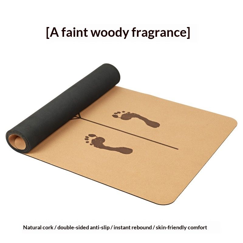 Natural Cork Rubber Yoga Mat