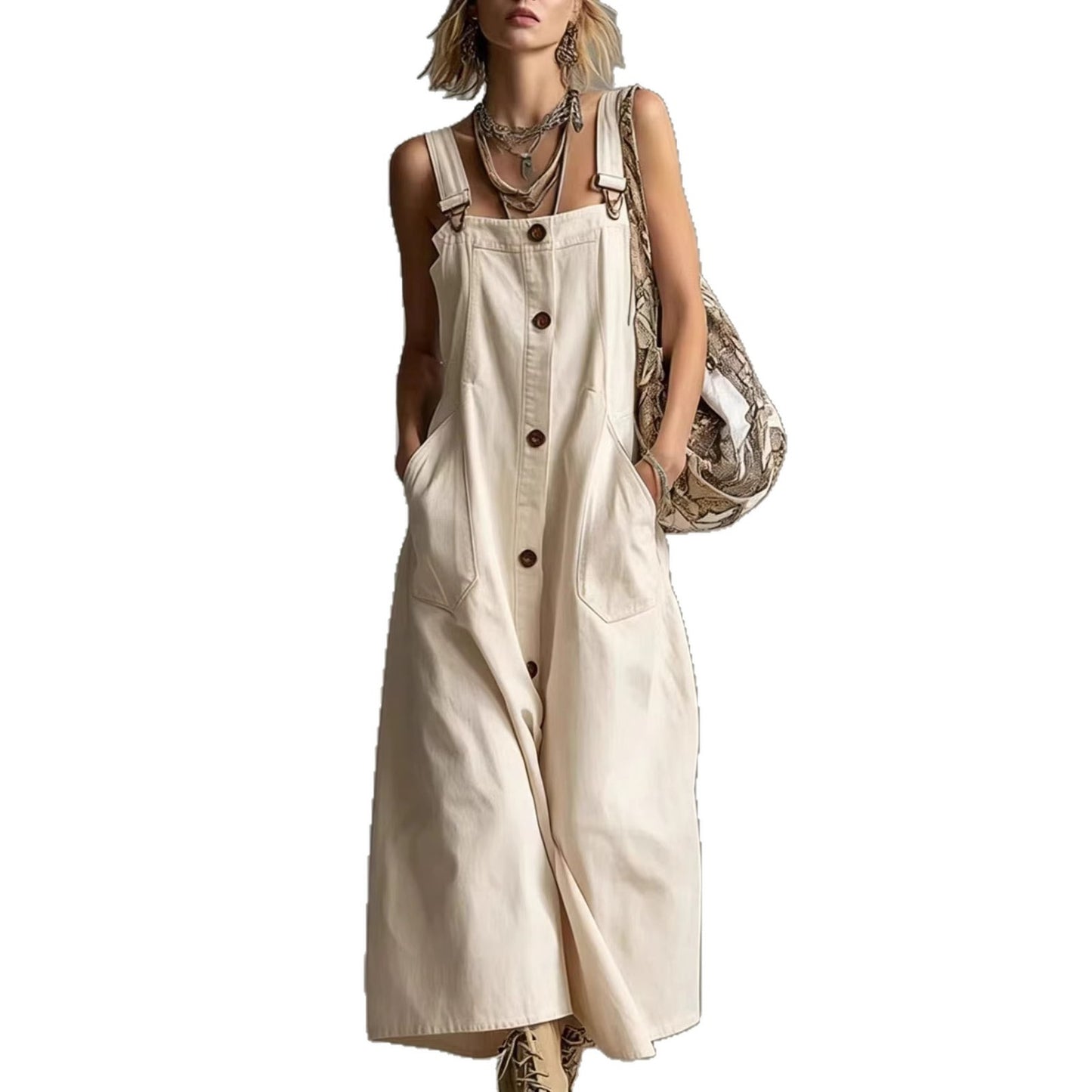 Womens Fashion Mid-length Off-shoulder Dress