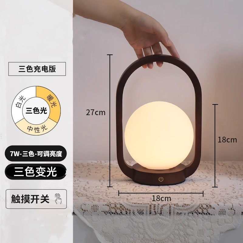 Remote Control Charging Bedroom Atmosphere Bedside Lamp Small Night Lamp