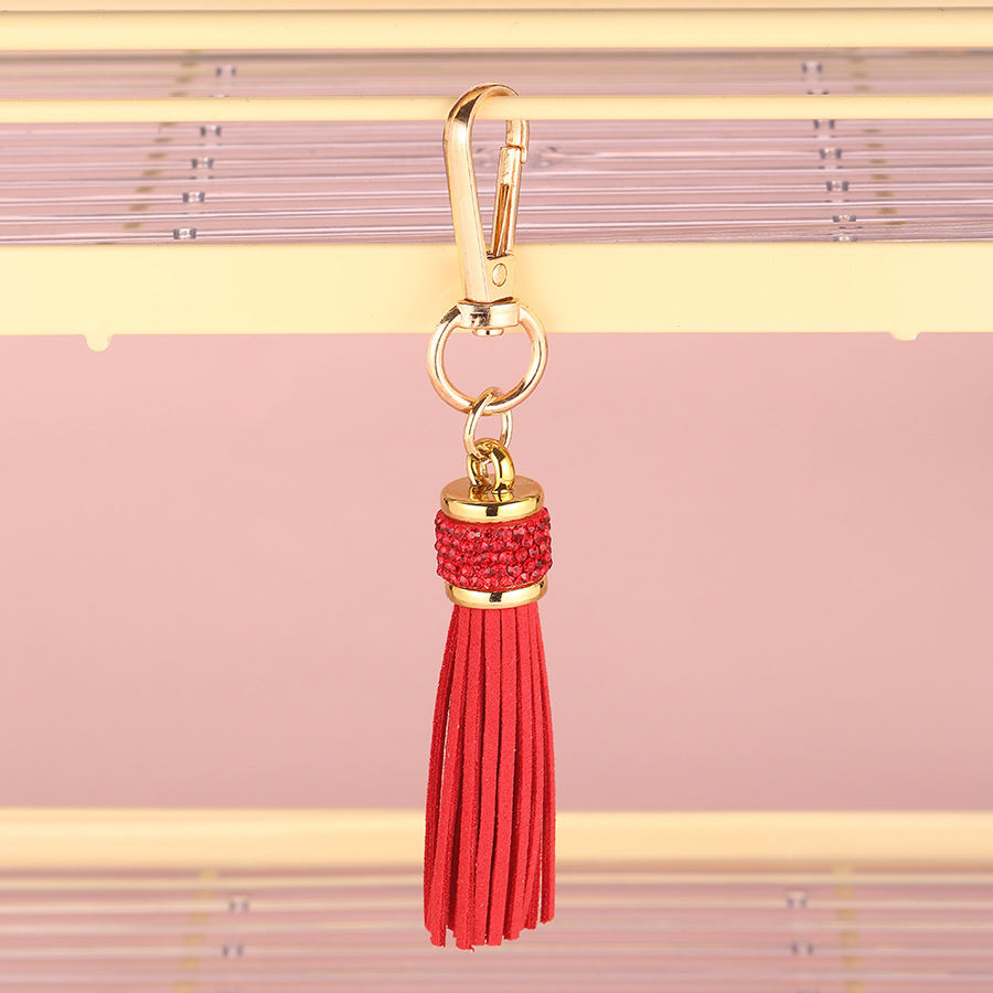 Tassel Color Keychain Automobile Hanging Ornament Bag Accessories