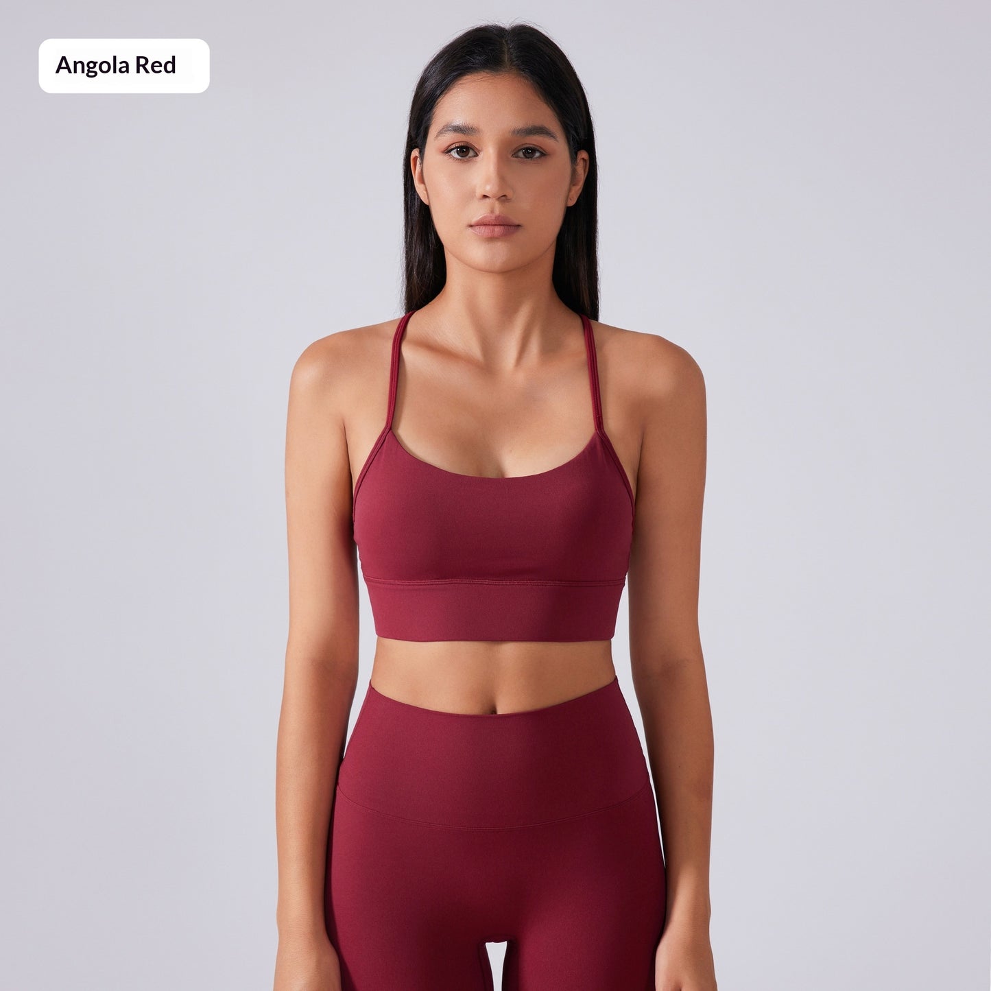 Nude-Feel Y-Back Sexy Beauty-Back Yoga Bra