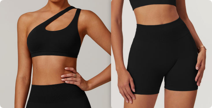 One-shoulder Seamless Beauty Back Yoga Bra Quick-drying Sports
