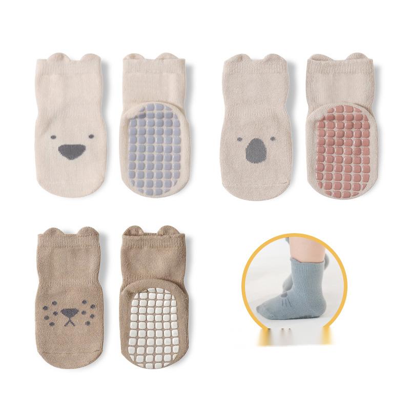 Baby Cotton Non-slip Indoor Cooling Learning To Walk Short Boat Socks