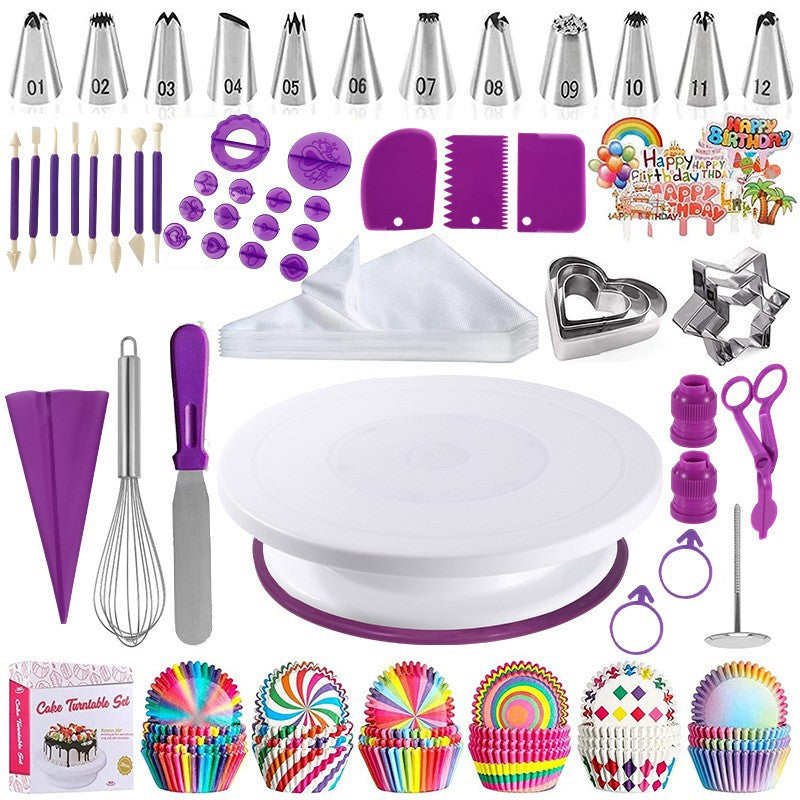 255-piece Cake Turntable Set Baking Tools