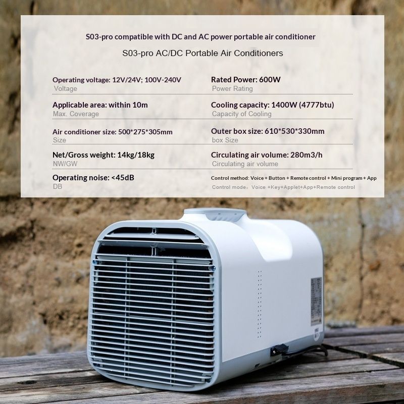 Portable Air Conditioner For Outdoor Camping And Home Use