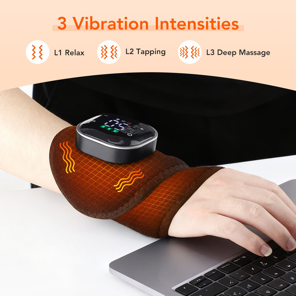 Cross-border Bestseller 5 Heat Settings 3 Vibration Modes Red-light Wrist Care