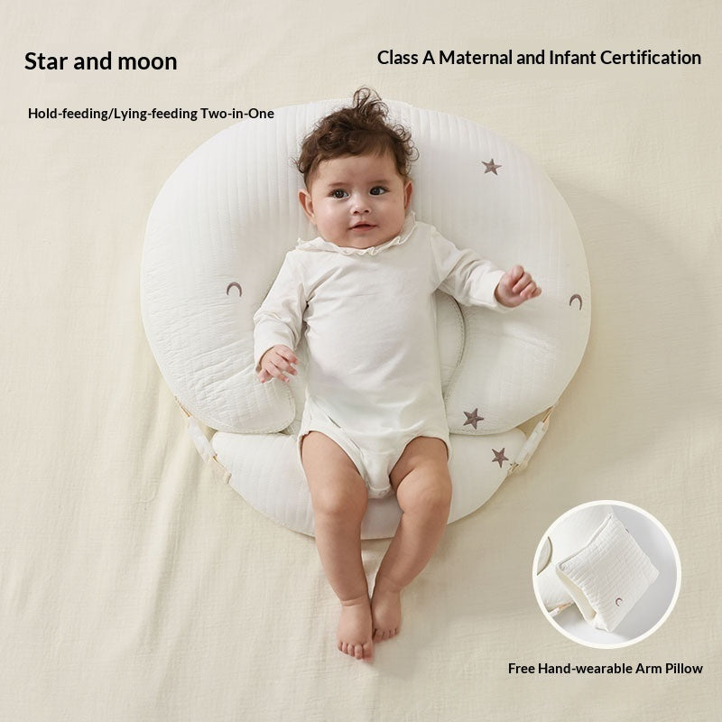 Infant Feeding And Back-support Two-in-one Nursing Pillow