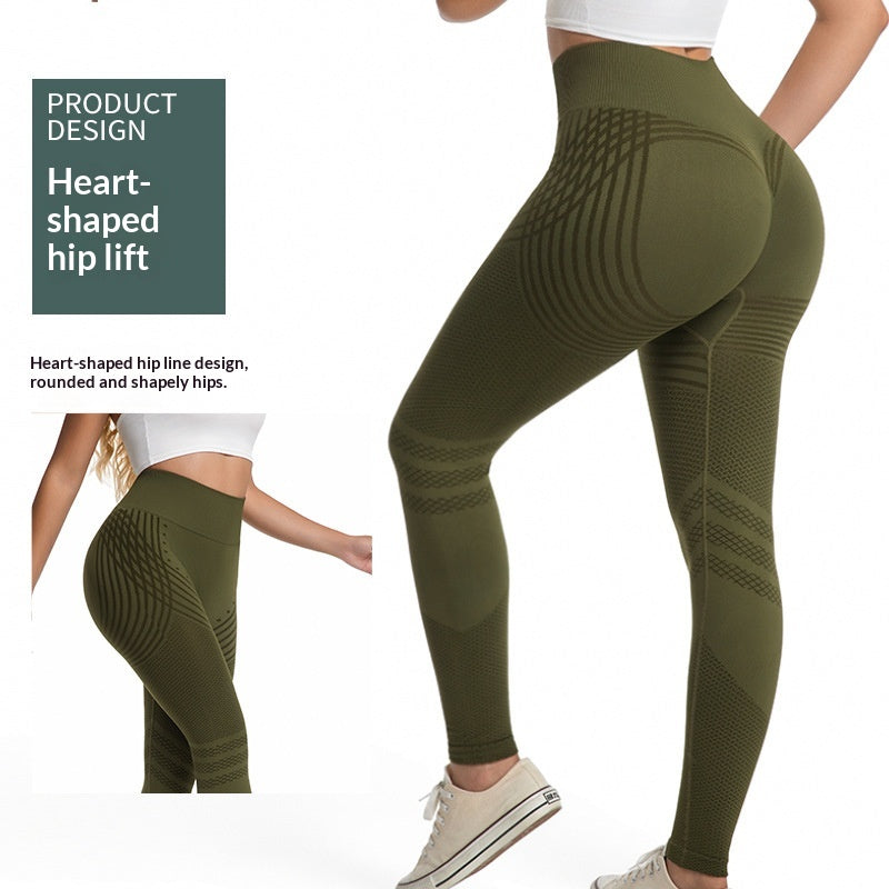 High-waisted Yoga Fitness And Workout Butt-lifting Leggings