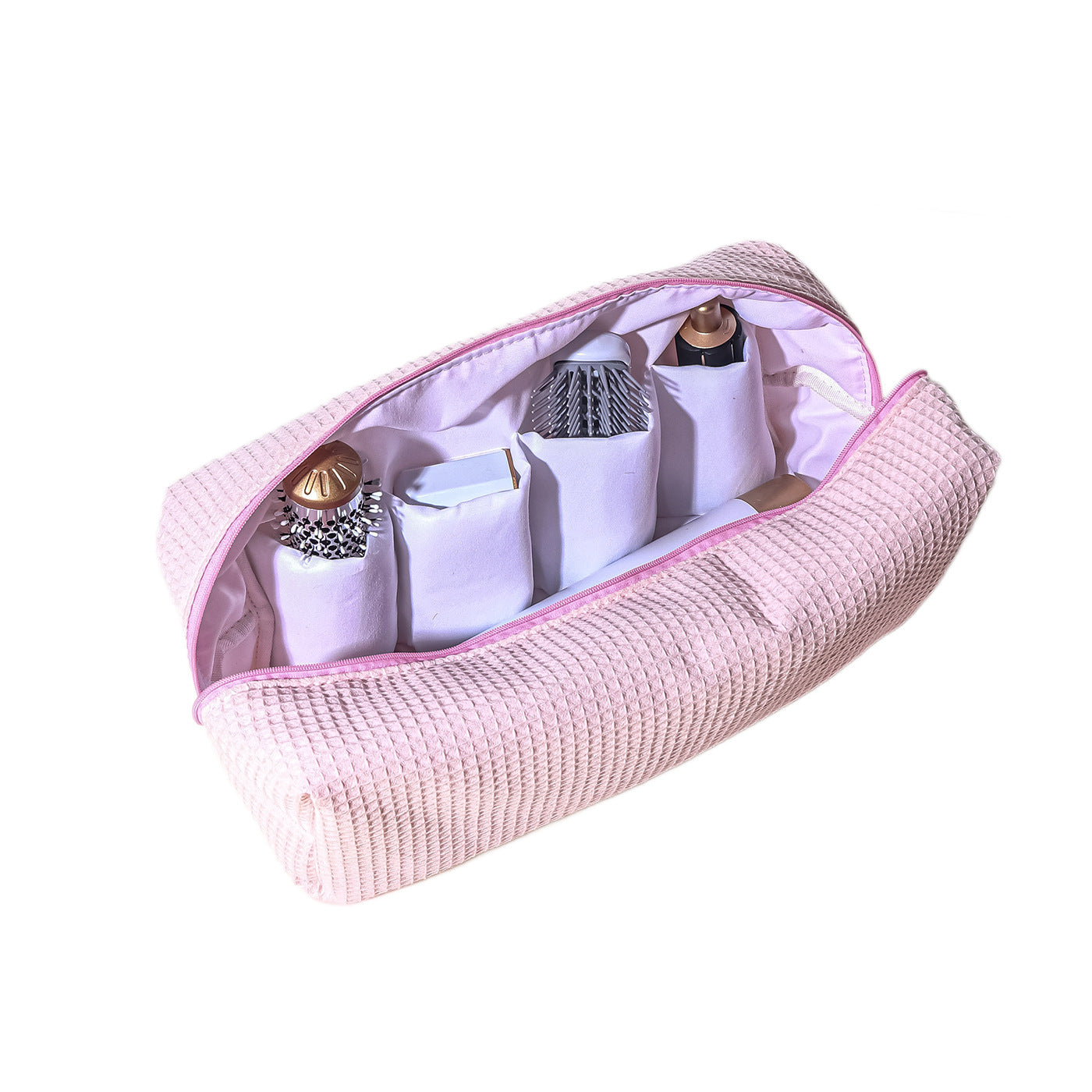Simple Cotton-Lined Large Capacity Hair Dryer Storage Bag For Makeup