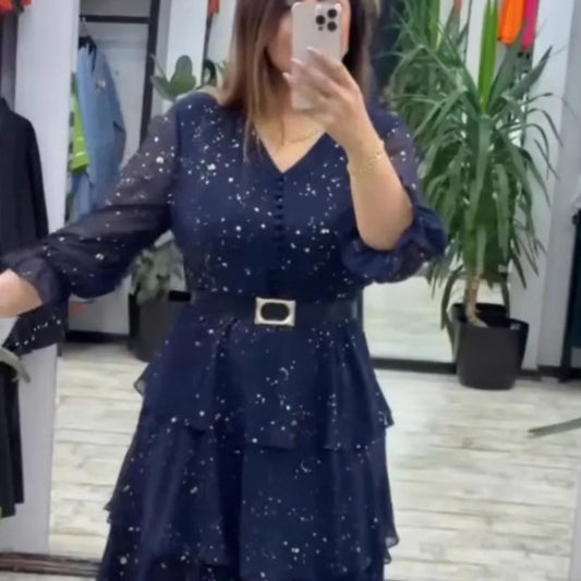 European And American-style Fashion Womens Dress