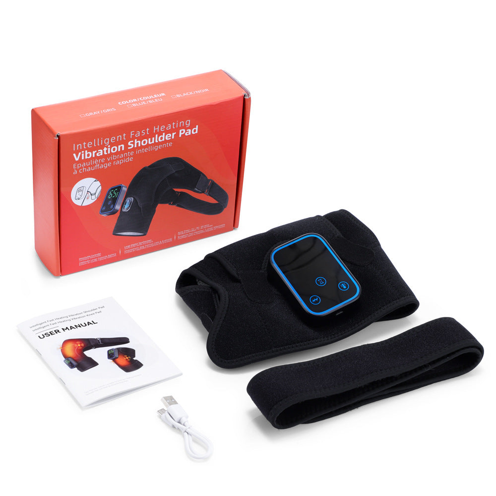 Graphene-heated Shoulder Brace With Smart Controller For Warmth And Joint Support