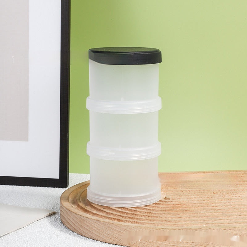 Protein Powder Container Portable Fitness Pill Box Organizer