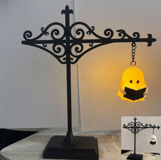 LED Bookshelf Lamp Library Lantern Mini Night Light Book Library Nook Decor Creative Reading Gift For Halloween Bedroom Home Office Desk