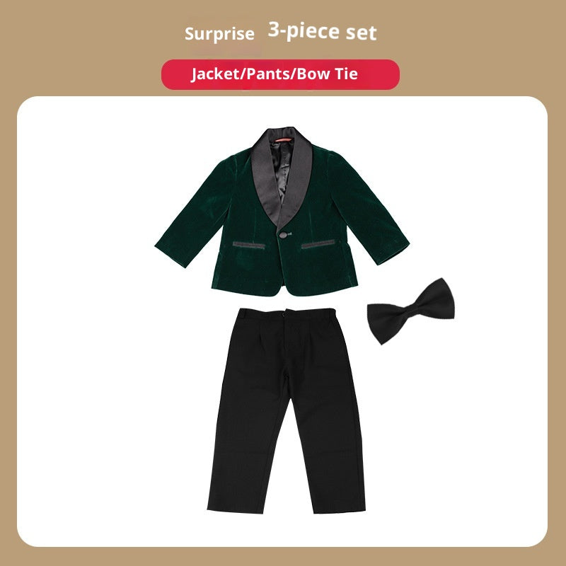 Children's Suit Korean Boy Flower Girl Celebration Dress