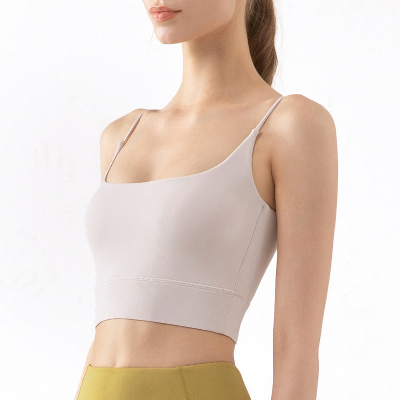 Thin Shoulder Beauty Back Exercise Vest With Chest Pad Female Yoga European And American Style Sling Workout Underwear