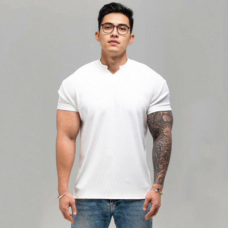 Anti-Wrinkle Quick-drying Fitness Exercise Short T-shirt