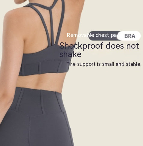 High Strength Shockproof Push-up Beauty Back Exercise Bra Women