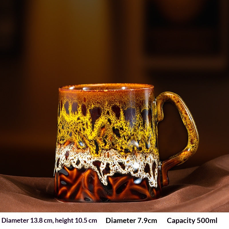 Ceramic Large-capacity Mug, Drinking Cup For Home Use