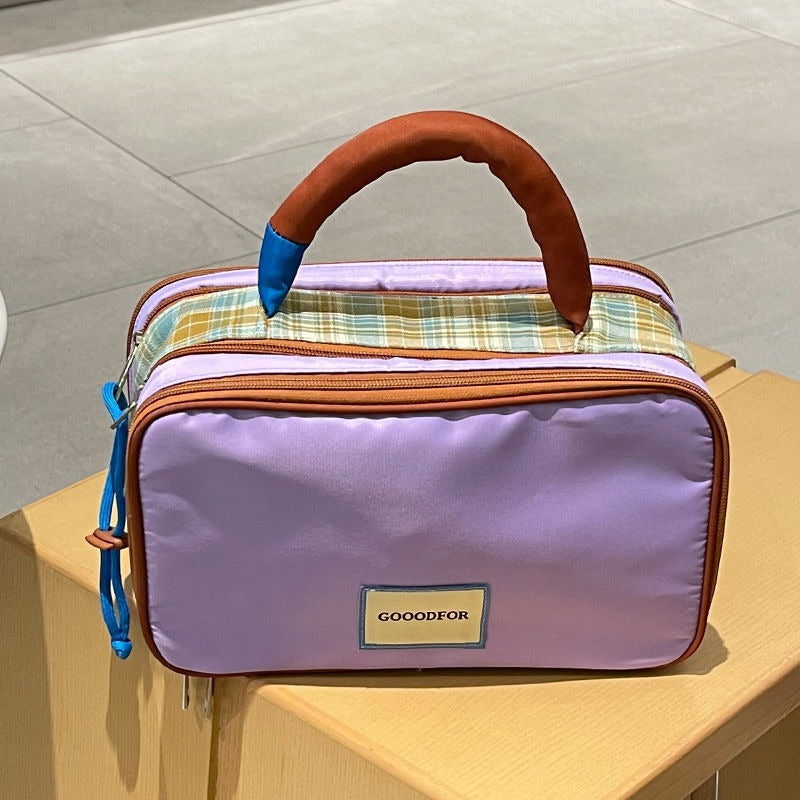 Portable Makeup Large-capacity Hand-held Toiletry Bag