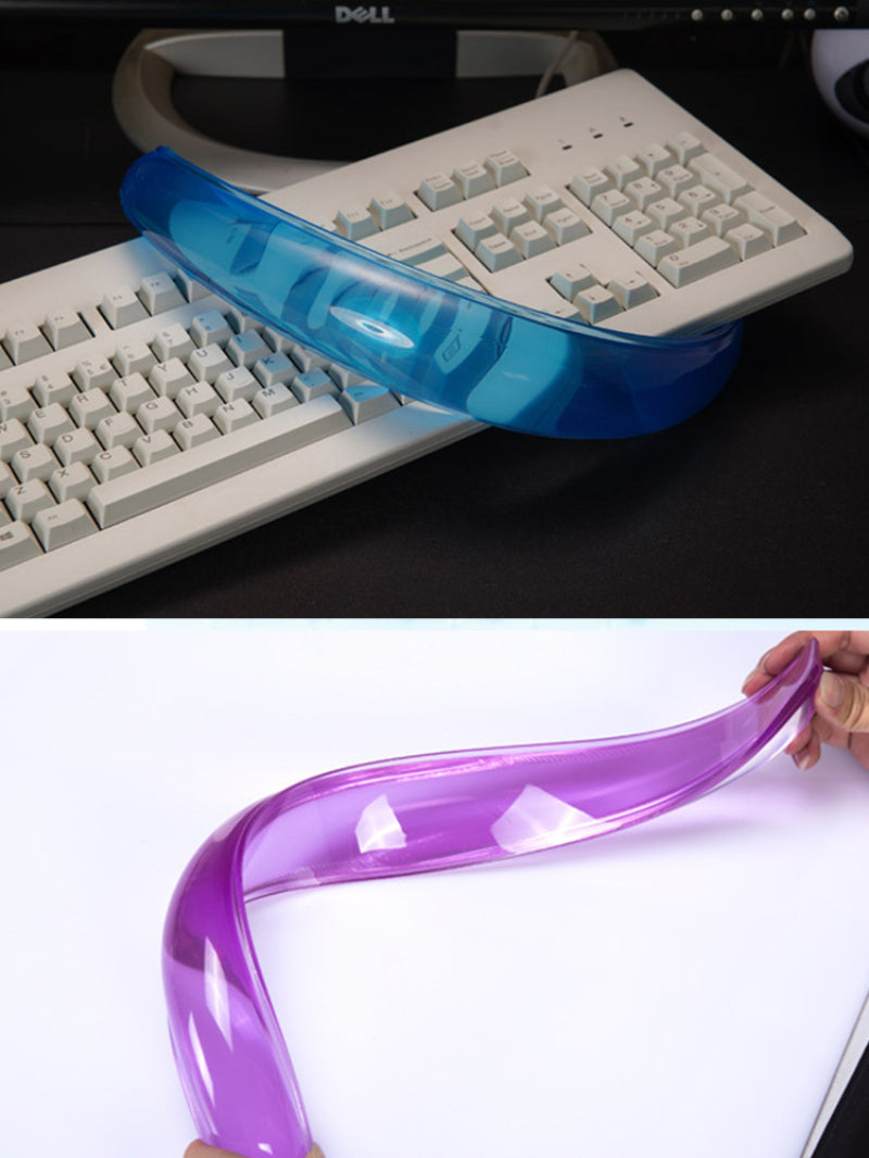 Transparent Silicone Keyboard Wrist Rest, Computer Mouse Pad, Creative And Comfortable Wrist Support